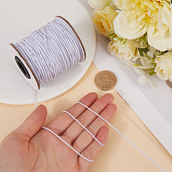 Elastic Round Jewelry Beading Cords Nylon Threads&nbsp;NWIR-SP0001-01B