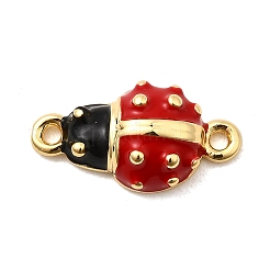 Brass Enamel Connector Charms&nbsp;KK-A266-38G