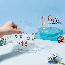 Acrylic Earring Display Stands&nbsp;EDIS-WH0006-33B