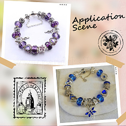 120Pcs Resin European Beads&nbsp;RPDL-SP0001-01