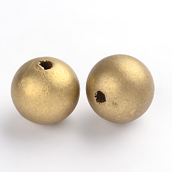 Natural Wood Beads&nbsp;TB25MMY-12