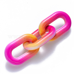 Two Tone Opaque Acrylic Linking Rings&nbsp;LS-OACR-S036-006A-M07