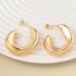 Brass Stud Earrings&nbsp;KK-CBAD851-06G