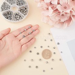 Zinc Alloy Spacer Beads&nbsp;PALLOY-NB0001-93AS-FF
