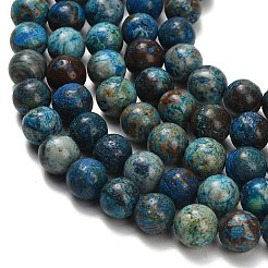 Natural Chrysocolla Beads Strands&nbsp;G-C289-B02-10mm