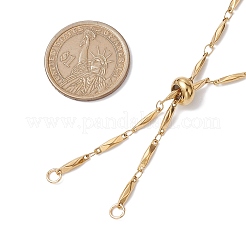 Ion Plating(IP) 304 Stainless Steel Slider Necklace Makings&nbsp;AJEW-JB01268-01