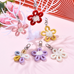 Polyester Pendant Decorations&nbsp;HJEW-YW00127-01