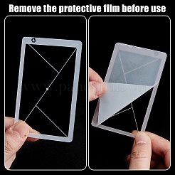 2Pcs Golden Ratio Plastic Fibonacci Composition View Finder&nbsp;AJEW-DR0001-85B