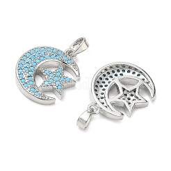 Brass Rhinestone Pendants&nbsp;RB-CBA6BF7-01P