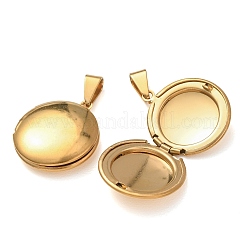 316 Stainless Steel Locket Pendants&nbsp;STAS-K321-11B-G