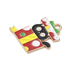 Christmas Alloy Enamel Pendants&nbsp;ENAM-I071-01KCG-01