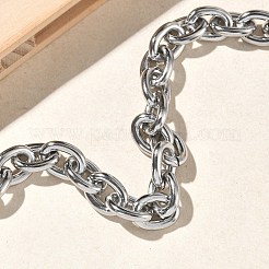 304 Stainless Steel Cable Chain Bracelets for Women&nbsp;BJEW-A160-07P