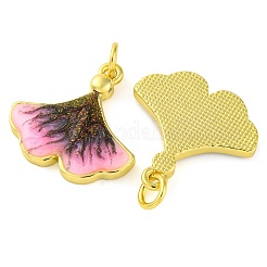 Brass Enamel Pendants&nbsp;KK-S401-12G
