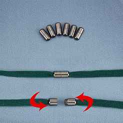 Brass Capsule Lace Lock Buckles&nbsp;KK-PH0001-29B