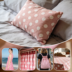 Polka Dot Pattern Cotton Fabric&nbsp;DIY-GA0010-22B