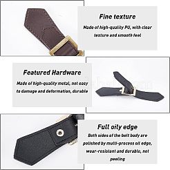 4Pcs 2 Colors Imitation Leather Toggle Buckle&nbsp;FIND-FG0001-26