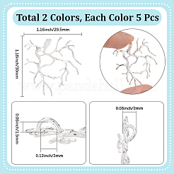 10Pcs 2 Colors Brass Pendants&nbsp;FIND-SC0017-25