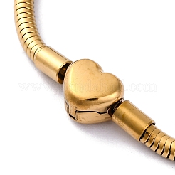 304 Stainless Steel Snake Chain Bracelets for Women&nbsp;BJEW-R010-01G-01