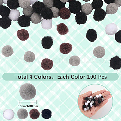 400Pcs 4 Colors DIY Doll Craft&nbsp;AJEW-SC0003-93E