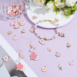 60Pcs Alloy Enamel Pendants&nbsp;FIND-UN0007-59