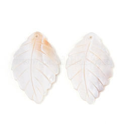 Natural Freshwater Shell Carved Big Pendants&nbsp;SHEL-T020-25
