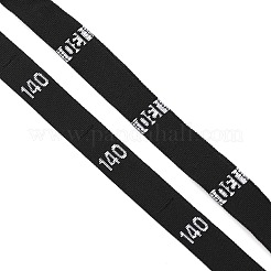 1200Pcs 12 Style Polyester Size Label(80/90/100/110/120/130/140/150/160/170/180/190)&nbsp;FIND-NB0002-47