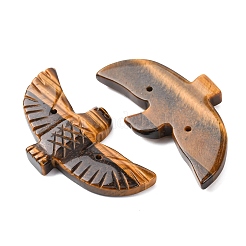 Natural Tiger Eye Carved Big Pendants&nbsp;G-A288-01F