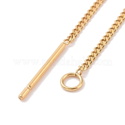 Ion Plating(IP) 304 Stainless Steel Stud Earring Finding&nbsp;STAS-E161-07G