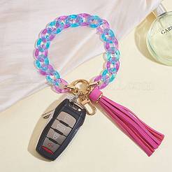 Chain Link Wristlet Keychain&nbsp;HJEW-SW00014-04