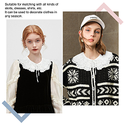 Polyester Computerized Embroidery Collar&nbsp;AJEW-WH0250-78