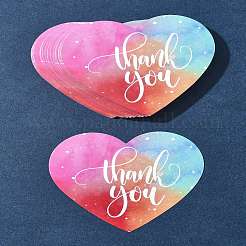 Coated Paper Thank You Greeting Card&nbsp;DIY-FS0007-76B