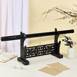 2-Tier MDF Wall Mounted Sword Katana Holder Stands&nbsp;ODIS-WH0030-269A