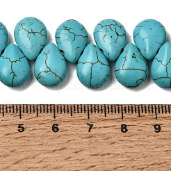 Synthetic Turquoise Beads&nbsp;TURQ-13X10-159