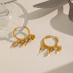 304 Stainless Steel Hoop Dangle Earrings for Women&nbsp;RN4149-1