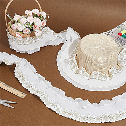 3Yards Polyester Lace Ribbon&nbsp;OCOR-GA0002-90B