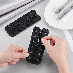 Cowhide Leather Lace-in Shoe Zipper Inserts&nbsp;DIY-WH0671-073A