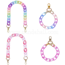 4Pcs 4 Colors Bag Chain Straps&nbsp;AJEW-BM0001-10B