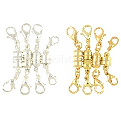 8 Styles Brass Magnetic Clasps Converter&nbsp;KK-FS0001-94