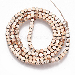 Electroplate Non-magnetic Synthetic Hematite Beads Strands&nbsp;G-S365-019