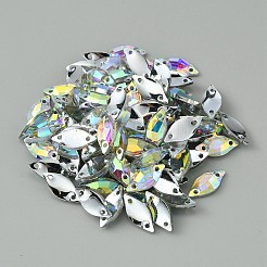 Sew on Rhinestone&nbsp;RESI-WH0034-22B