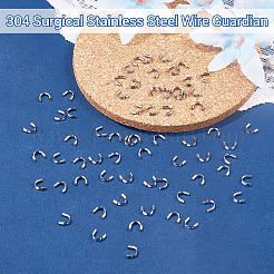 150Pcs 304 Surgical Stainless Steel Wire Guardian and Protectors&nbsp;STAS-TA0006-35A-P