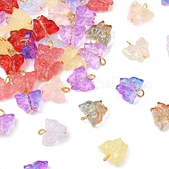 50Pcs Glass Pendants&nbsp;PALLOY-FS00015