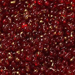 Spray Painted Glass Seed Beads&nbsp;SEED-F005-11A-04