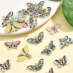 24Pcs 12 Styles Alloy Enamel Pendants&nbsp;ENAM-FS0001-94