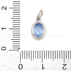 Brass Pave Cubic Zirconia Charms&nbsp;KK-CBA1859-03P-E