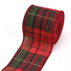 Polyester Imitation Linen Ribbon&nbsp;OCOR-G007-02E
