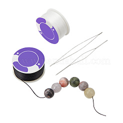 2 Rolls 2 Colors Special Coated Polyester Beading Threads&nbsp;OCOR-NB0002-05