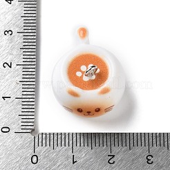 Opaque Resin Pendants&nbsp;RESI-F077-02P