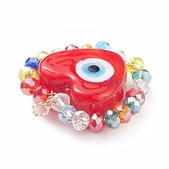 Handmade Evil Eye Lampwork Pendants&nbsp;PALLOY-JF01472