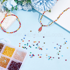 4800Pcs 24 Colors Transparent Electroplate Glass Beads&nbsp;EGLA-PA0001-29A